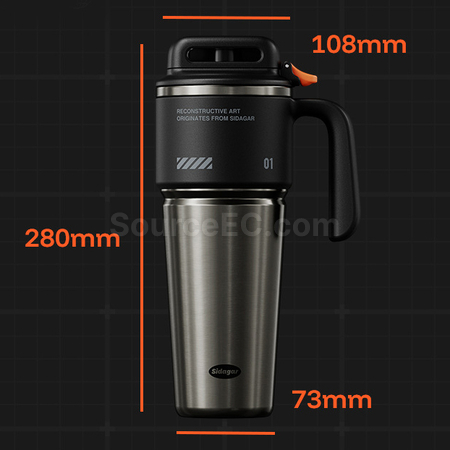 Customization Push-open Car-mounted Insulated Cup for Cold and Heat Preservation Corporate Gifts