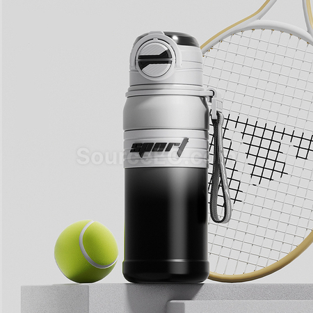 Customization Dual-suction Straw Sports Water Bottle Corporate Gifts