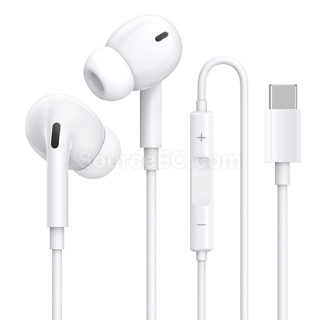 Customization Type-C Wired Headphones Corporate Gifts