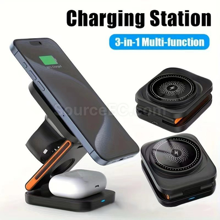 3-in-1 Magnetic Wireless Charger
