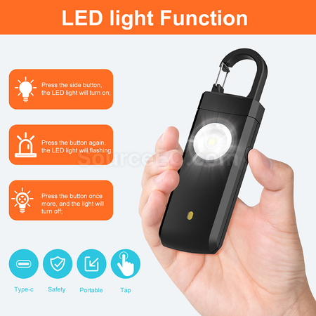 Customization Carabiner Outdoor Alarm Corporate Gifts