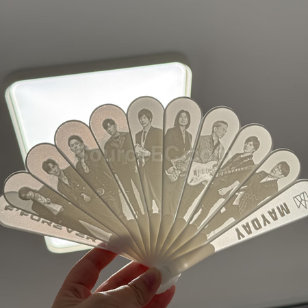 Customization Translucent Relief Fan Corporate Gifts