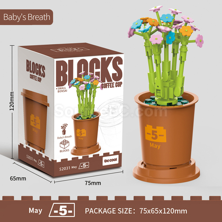 Customization Coffee Cup Plant Series Building Blocks-12 Months Corporate Gifts
