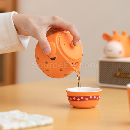Customization Giraffe Portable Travel Tea Set Corporate Gifts