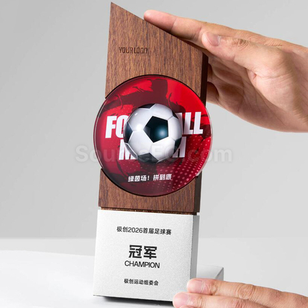 Customization Solid Wood Crystal Award Corporate Gifts