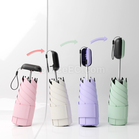 Customization Retractable Handle Mini Sun Umbrella Corporate Gifts