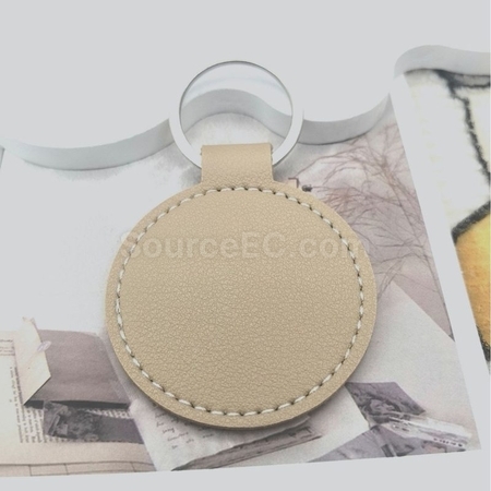 Customization PU Leather Keychain Corporate Gifts