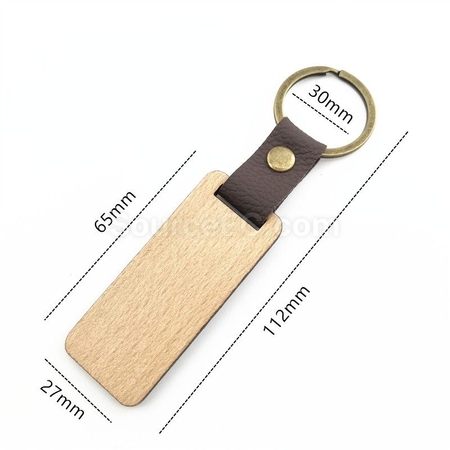 Customization Wooden Keychain Corporate Gifts