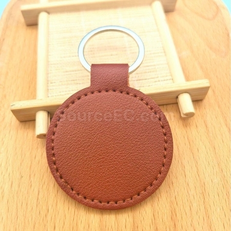 Customization PU Leather Keychain Corporate Gifts
