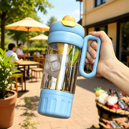 Customization Large-Capacity Tritan Straw Water Bottle Corporate Gifts
