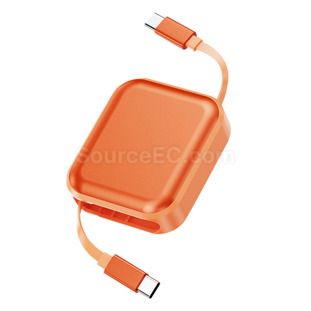 Customization 240W Retractable Dual Type-C Transmission Cable Corporate Gifts