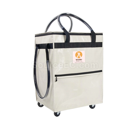Large-Capacity Insulated Travel Bag With Wheels