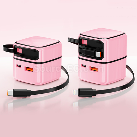 Customization 35W Gallium Nitride Pull-out Charger Corporate Gifts