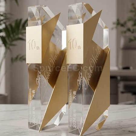Customization Geometric Crystal Trophy Corporate Gifts