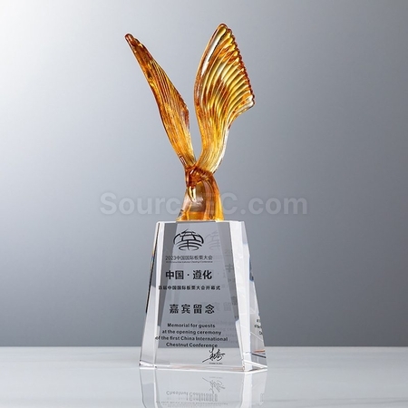 Customization Bird Crystal Trophy Corporate Gifts