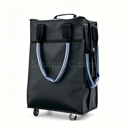 Waterproof, Detachable Wheel, Multi-Functional Folding Carry-On Bag