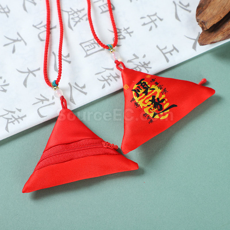 Customization Triangular Safety Blessing Pouch Corporate Gifts