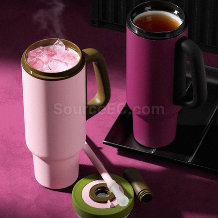 Customization Stainless steel ceramic straw tumbler Corporate Gifts