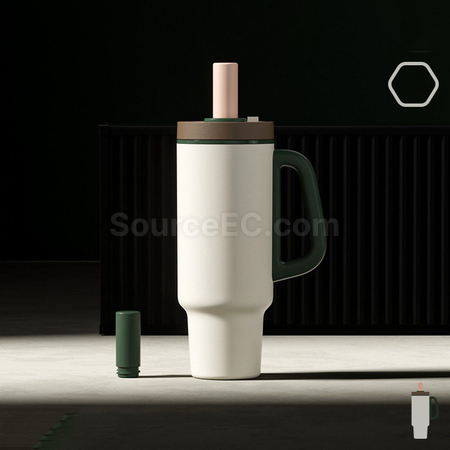 Customization Stainless steel ceramic straw tumbler Corporate Gifts
