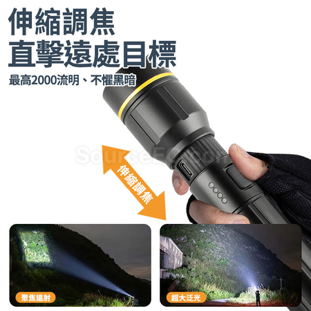 Customization High Power Zoom Flashlight Corporate Gifts