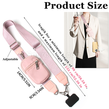 Customization Twill Braided Detachable Phone Wrist Strap/Back Strap Lanyard Corporate Gifts