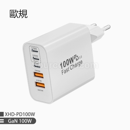 Customization 100W PD GaN Multi-Port Charger Corporate Gifts