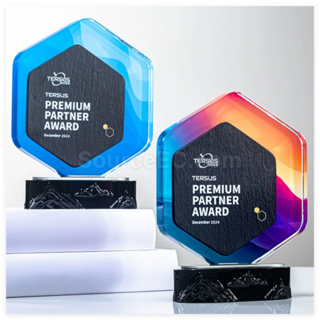 Customization Crystal Marble Trophy Corporate Gifts