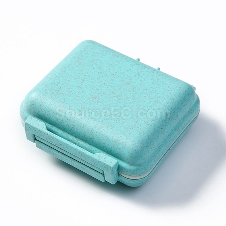 Customization Portable Wheat Grain Medicine Box Corporate Gifts