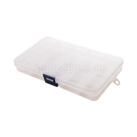 Customization Small 15-Grid Plastic Jewelry Box Corporate Gifts