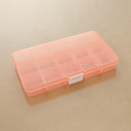 Customization Small 15-Grid Plastic Jewelry Box Corporate Gifts