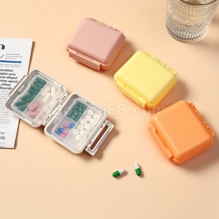 Customization Portable Wheat Grain Medicine Box Corporate Gifts