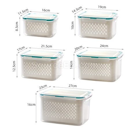 Customization Divided Drain Basket Fresh Box Corporate Gifts