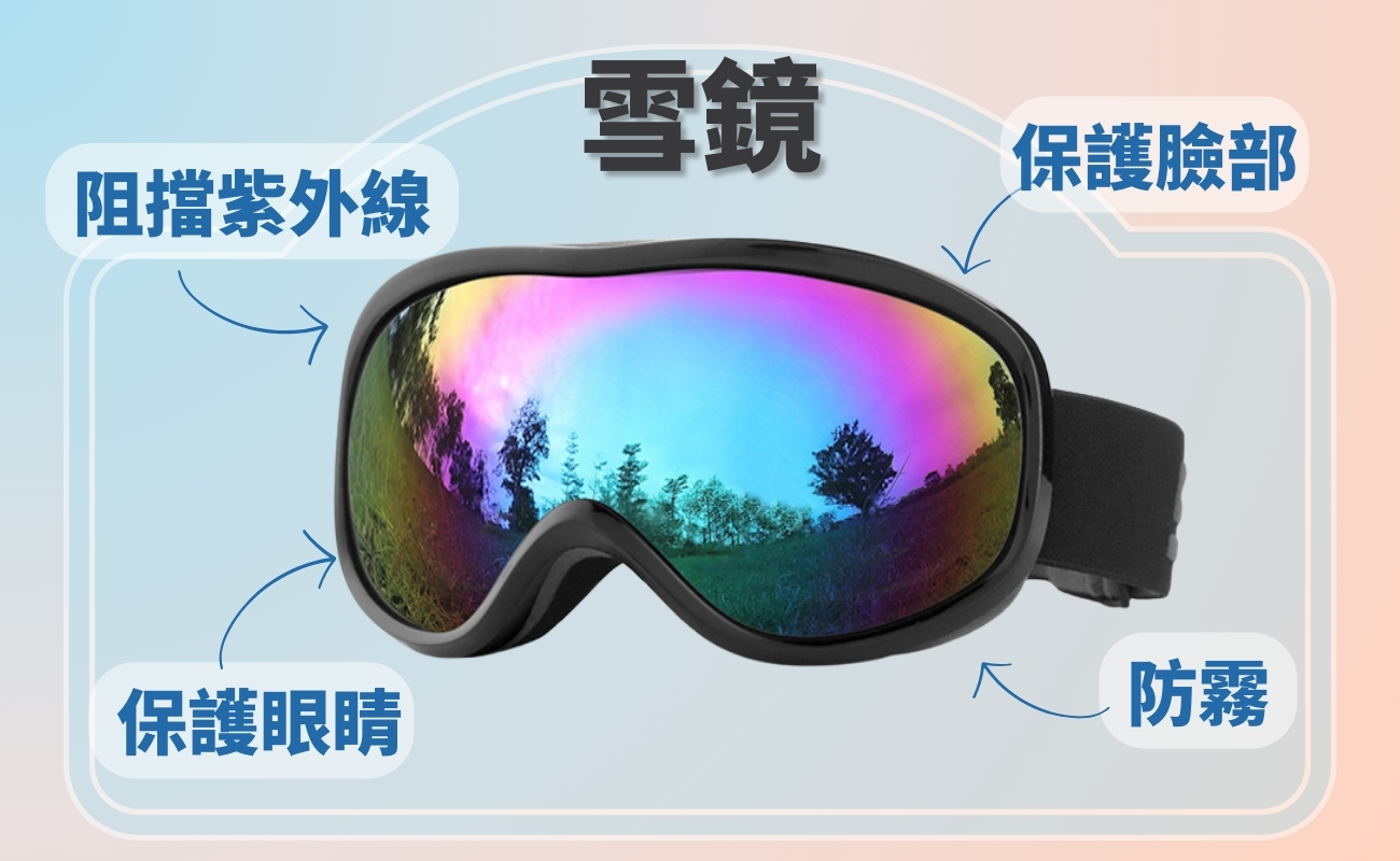 滑雪裝備防護禮品