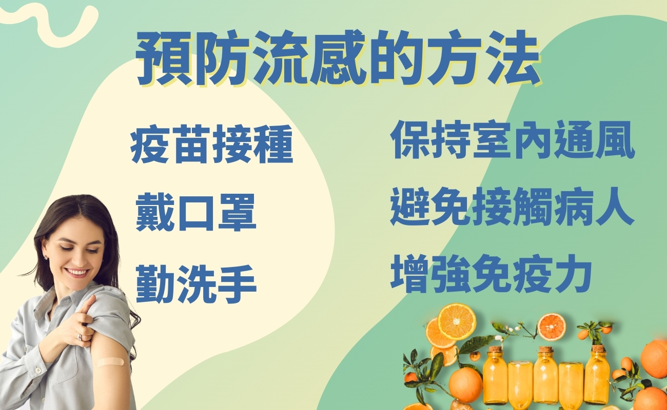 流行性感冒, 預防流感, 施打疫苗, 勤洗手, 防疫產品