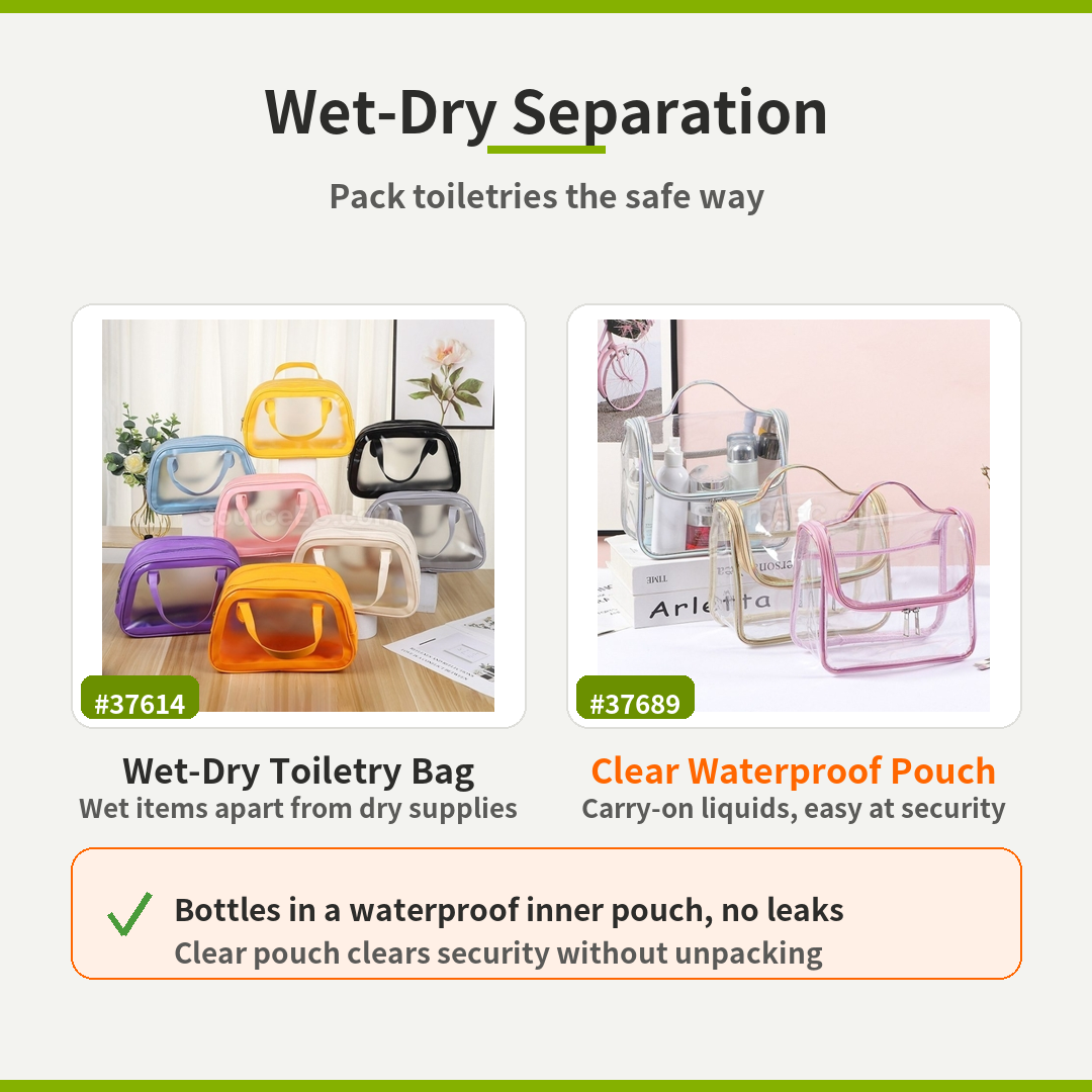 wet-dry toiletry bag