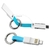 3 in 1 Keyring Charging Cable