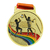 Colorful Volleyball Medal
