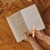 One Hand Reading Wooden Thumb Bookmark
