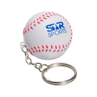 Stress Baseball Key Ring