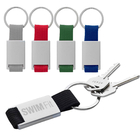 Metal Key Ring with Strap