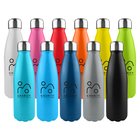 Single Layer 304 Stainless Steel PP Lid Water Bottle