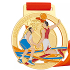 Basketball Metal Medal