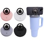 Magnetic Leak-Proof sealed Mobile Phone Holder Multifunctional Silicone Cup Cover Stainless Steel Cup