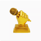 Microphone Metal Trophy