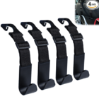 Car seat headrest webbing hanging hook