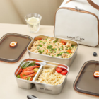 316L stainless steel sealed lunch box