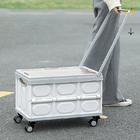 Outdoor Portable Folding Trolley Storage Box