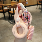 Grip trainer stress-relief keychain pendant