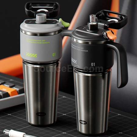 Customization Push-open Car-mounted Insulated Cup for Cold and Heat Preservation Corporate Gifts
